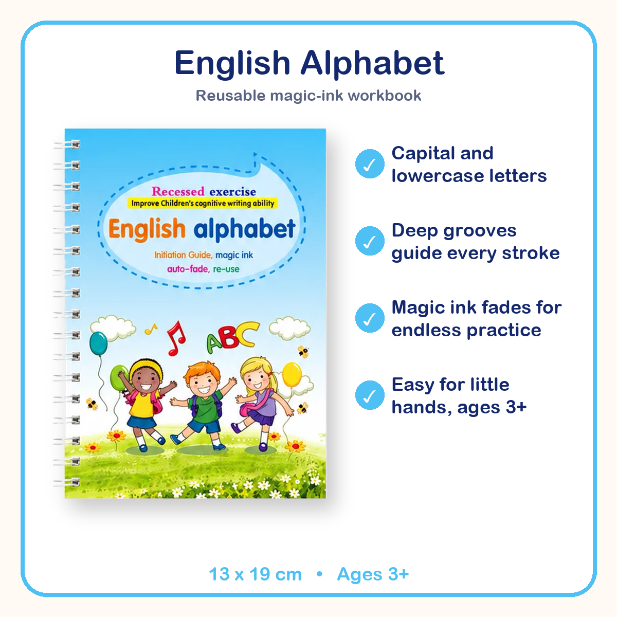 English Alphabet workbook: why you will love it