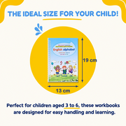 Workbook size 13 cm by 19 cm